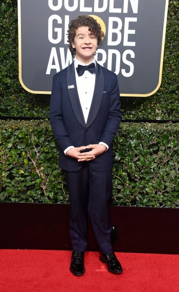 Gaten Matarazzo attends The 75th Annual Golden Globe Awards