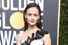 Alexis Bledel attends The 75th Annual Golden Globe Awards in January 2018