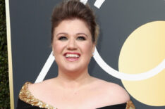 Kelly Clarkson attends The 75th Annual Golden Globe Awards
