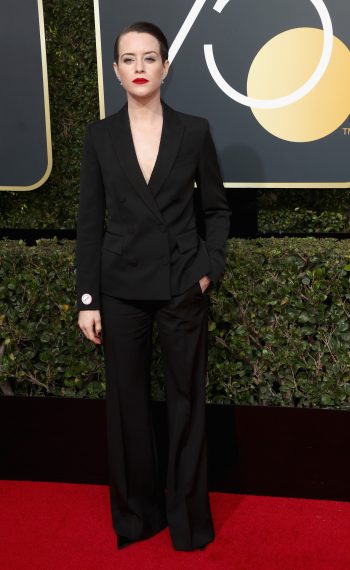 Claire Foy attends The 75th Annual Golden Globe Awards