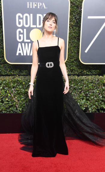 Dakota Johnson attends The 75th Annual Golden Globe Awards