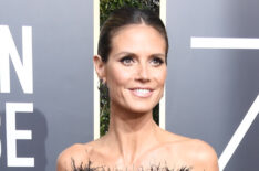 Heidi Klum attends The 75th Annual Golden Globe Awards