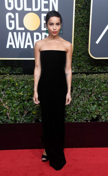 Zoe Kravitz attends The 75th Annual Golden Globe Awards
