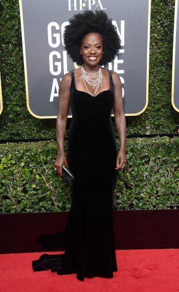 Viola Davis attends The 75th Annual Golden Globe Awards