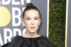 Millie Bobby Brown attends The 75th Annual Golden Globe Awards