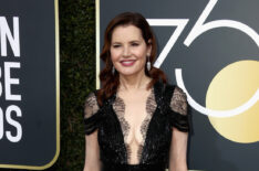 Geena Davis attends The 75th Annual Golden Globe Awards in January 2018