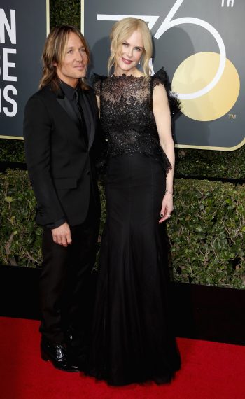Keith Urban and Nicole Kidman attend The 75th Annual Golden Globe Awards