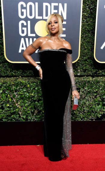 Mary J. Blige attends The 75th Annual Golden Globe Awards