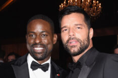 Sterling K. Brown and Ricky Martin attend FOX, FX and Hulu 2018 Golden Globe Awards After Party