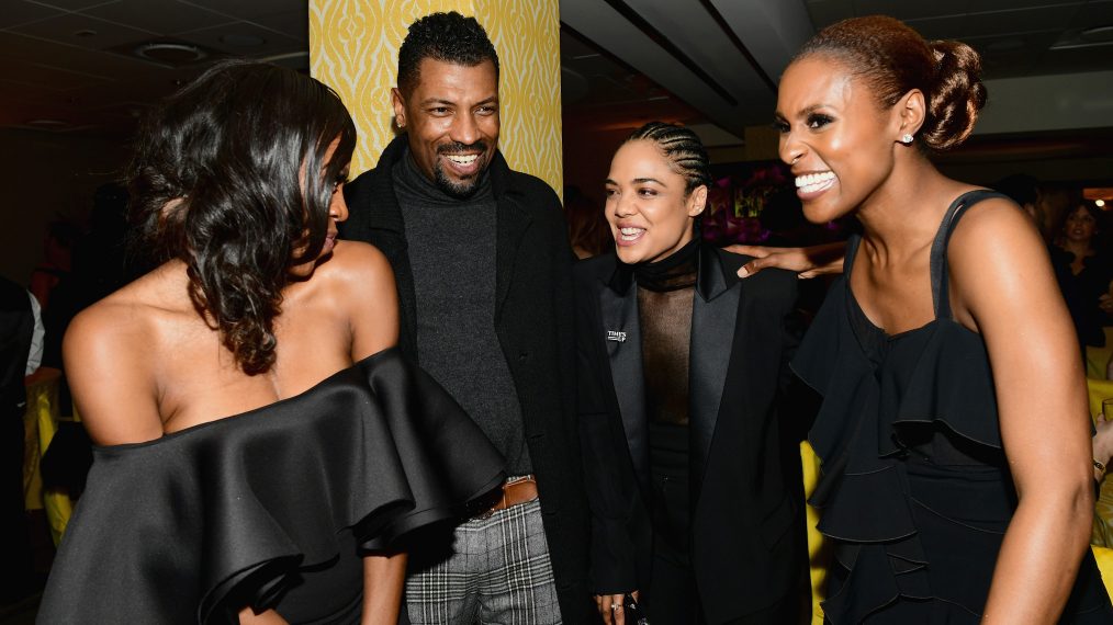 Yvonne Orji, Deon Cole, Tessa Thompson, and Issa Rae attend HBO's Official Golden Globe Awards After Party