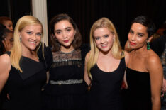 Reese Witherspoon, Rowan Blanchard, Ava Elizabeth Phillippe, and Zoe Kravitz attend the 2018 InStyle and Warner Bros. 75th Annual Golden Globe Awards Post-Party