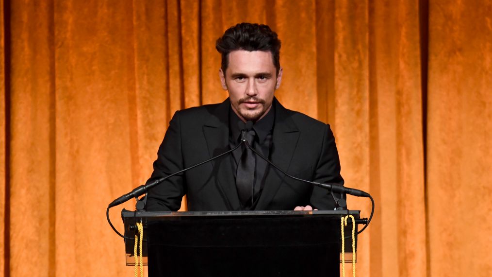 James Franco speaks onstage during the National Board of Review Annual Awards Gala in 2018