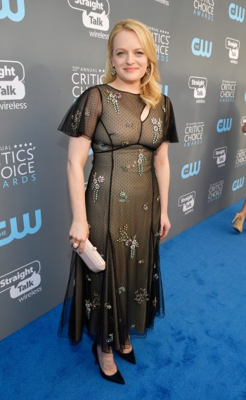 Elisabeth Moss attends The 23rd Annual Critics' Choice Awards