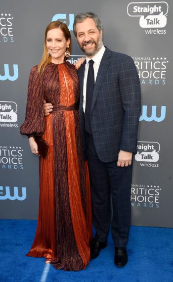 Leslie Mann and Judd Apatow attend The 23rd Annual Critics' Choice Awards
