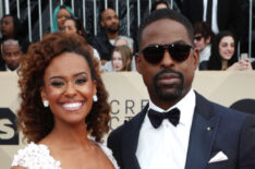 Ryan Michelle Bathe and Sterling K. Brown attend the 24th Annual Screen Actors Guild Awards