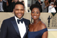 Anthony Anderson and Alvina Stewart attend the 24th Annual Screen Actors Guild Awards