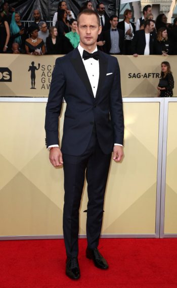 Alexander Skarsgard attends the 24th Annual Screen Actors Guild Awards