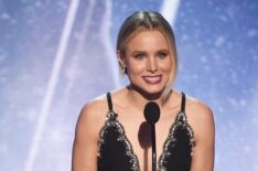 Host Kristen Bell onstage during the 24th Annual Screen Actors Guild Awards
