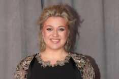 Kelly Clarkson attends the 60th Annual Grammy Awards at Madison Square Garden
