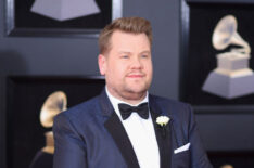 Host James Corden attends the 60th Annual Grammy Awards