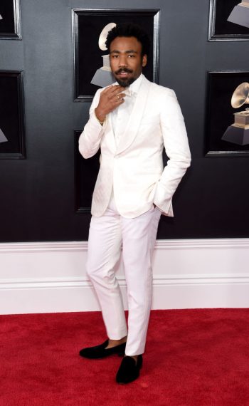 Recording artist Donald Glover aka Childish Gambino attends the 60th Annual Grammy Awards