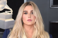 Kesha attends the 60th Annual Grammy Awards at Madison Square Garden