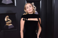 Miley Cyrus attends the 60th Annual Grammy Awards at Madison Square Garden