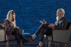 Malala Yousafzai and David Letterman