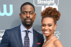 Sterling K. Brown and Ryan Michelle Bathe attend The 23rd Annual Critics' Choice Awards