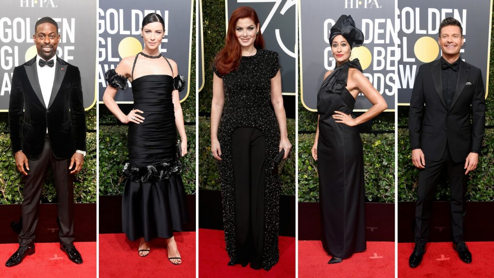 Golden Globes 2018: Stars Wearing Black on the Red Carpet (PHOTOS)