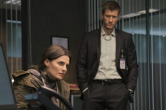 Stana Katic as Emily Byrne, Patrick Heusinger as Nick Durand in 'Absentia' Season 1