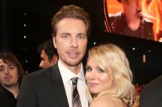Actors Dax Shepard and Kristen Bell at the People's Choice Awards 2017