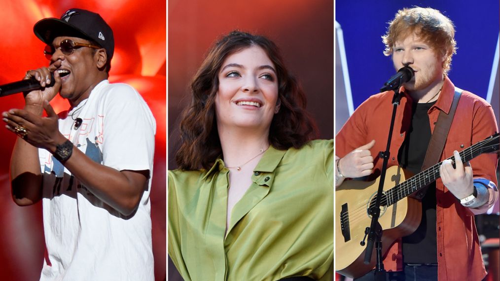 Grammy's - Jay-Z, Lorde, Ed Sheeran