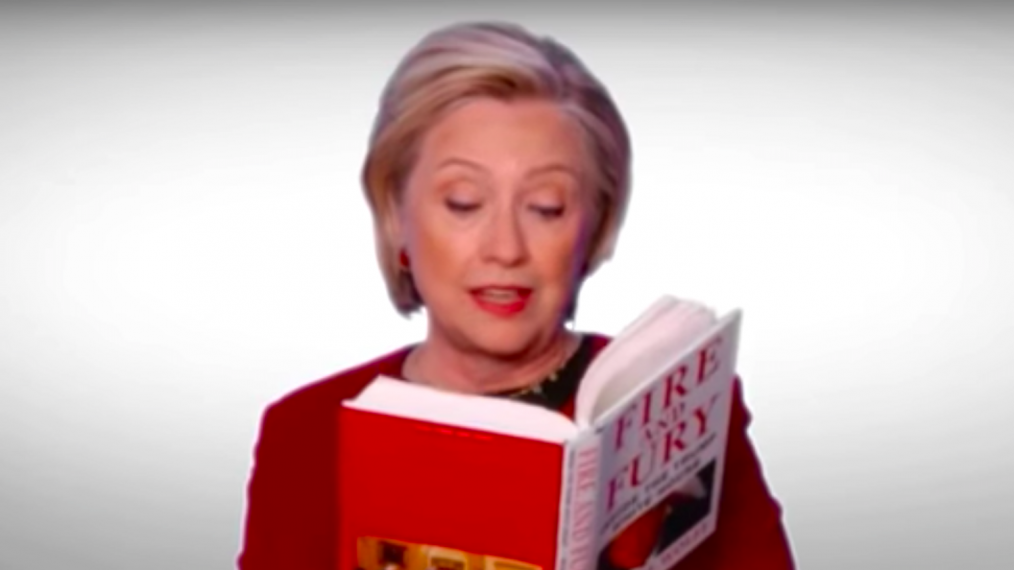 Hillary Clinton and More Take on Trump by Reading 'Fire and Fury' at Grammys (VIDEO)