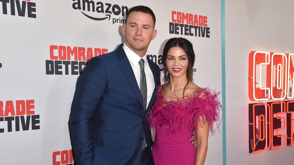 Channing Tatum and Jenna Dewan Tatum attend the premiere of Amazon's 'Comrade Detective'