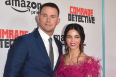 Channing Tatum and Jenna Dewan Tatum attend the premiere of Amazon's 'Comrade Detective'