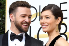 Justin Timberlake and Jessica Biel arrive to the 74th Annual Golden Globe Awards in 2017