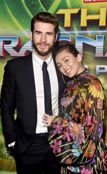 Liam Hemsworth and Miley Cyrus