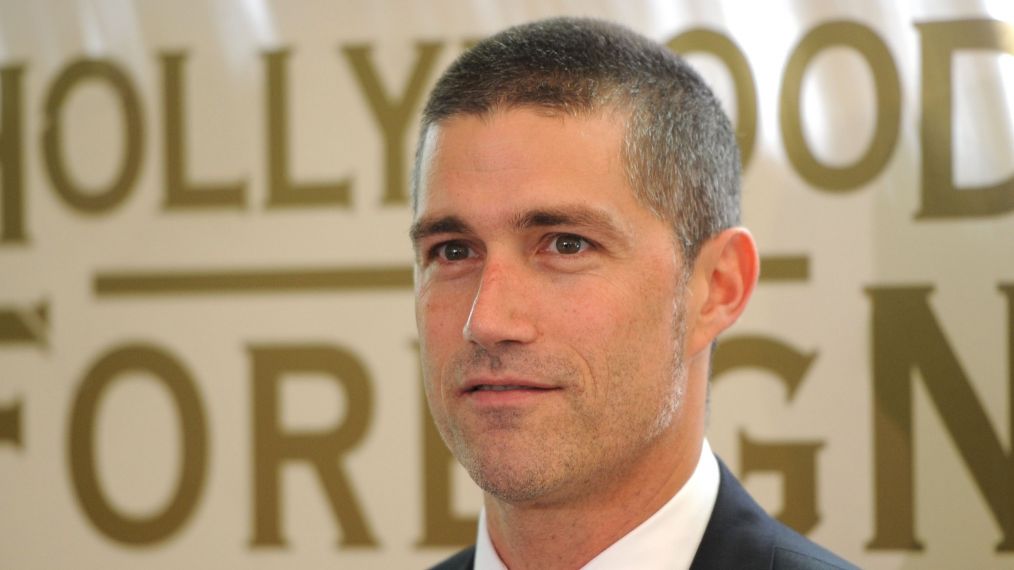 Matthew Fox arrives at the Hollywood Foreign Press Association's Installation Luncheon