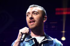Sam Smith performs at Z100's Jingle Ball 2017