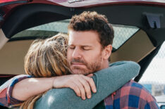 Michaela McManus as Alana and David Boreanaz as Jason in the 'Getaway Day' episode of SEAL Team