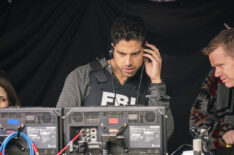 Adam Rodriguez behind the scenes of Criminal Minds taking on directorial duties.