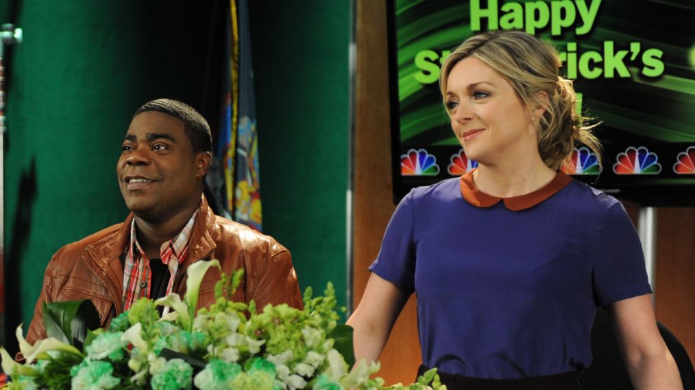 30 Rock - Tracy Morgan as Tracy Jordan, Jane Krakowski as Jenna Maroney.