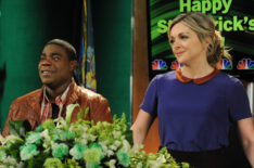 30 Rock - Tracy Morgan as Tracy Jordan, Jane Krakowski as Jenna Maroney.