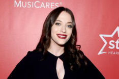 Kat Dennings attends the 25th anniversary MusiCares 2015 Person Of The Year Gala honoring Bob Dylan