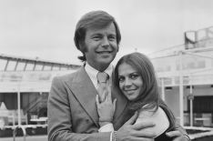 American actor Robert Wagner with his former wife American actress Natalie Wood