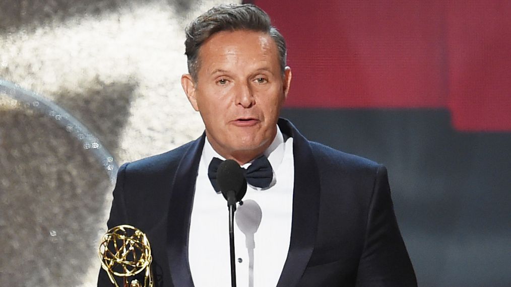 Producer Mark Burnett accepts Outstanding Reality-Competition Program for 'The Voice' onstage during the 68th Annual Primetime Emmy Awards