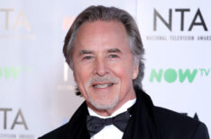 Don Johnson during the National Television Awards 2018