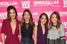 Desiree Hartsock, DeAnna Pappas, Ashley Hebert, and Trista Sutter attend WEtv launch party for Bridezillas Museum Of Natural Hysteria