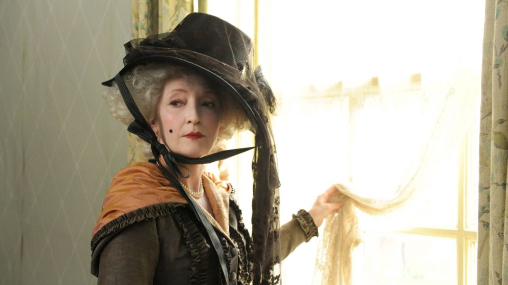 Lesley Manville as Lydia Quigley in Harlots